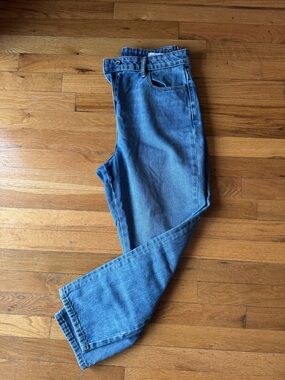 COLLUSION x006 Mom Jeans W30 L30 Mid Blue Wash High Rise Relaxed Fit